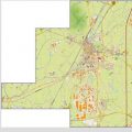 Mappa di Monselice