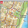 Mappa di Lignano Sabbiadoro - Lignano Riviera (Riq.B)