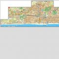 Mappa di Riccione - Centro Storico