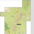 Mappa della comune di Guidonia Montecelio