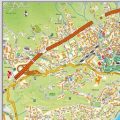 Mappa di Arenzano - Centro Storico