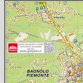 Mappa della comune di Bagnolo Piemonte