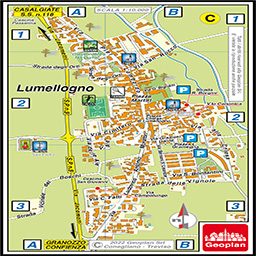 Mappa di Novara Lumellogno / Cartografia Aggiornata di Novara