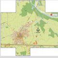 Mappa della comune di Galliate
