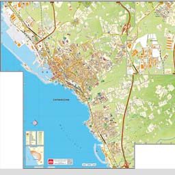 Mappa di Civitavecchia / Cartografia Aggiornata di Civitavecchia @ Geoplan.it
