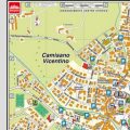 Mappa di Camisano Vicentino - Centro Storico