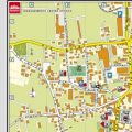 Mappa di Loria - Centro Storico