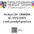 TIPOLITOGRAFIA PERSEGANI GIOVANNI