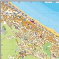 Mappa di Falconara Marittima - Centro Storico