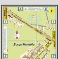 Mappa di Latina - Borgo Montello (Riq.F)