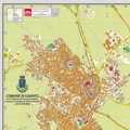 Mappa della comune di Ugento