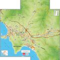 Mappa della comune di Sestri Levante