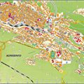 Mappa della comune di Agrigento