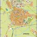 Mappa della comune di Apricena