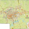 Mappa della comune di Asti